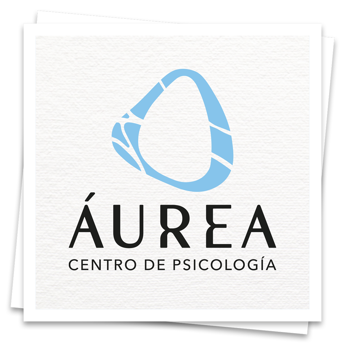 Diseño tipográfico de identidad visual para centro psicológico creado por Superlativo Studio