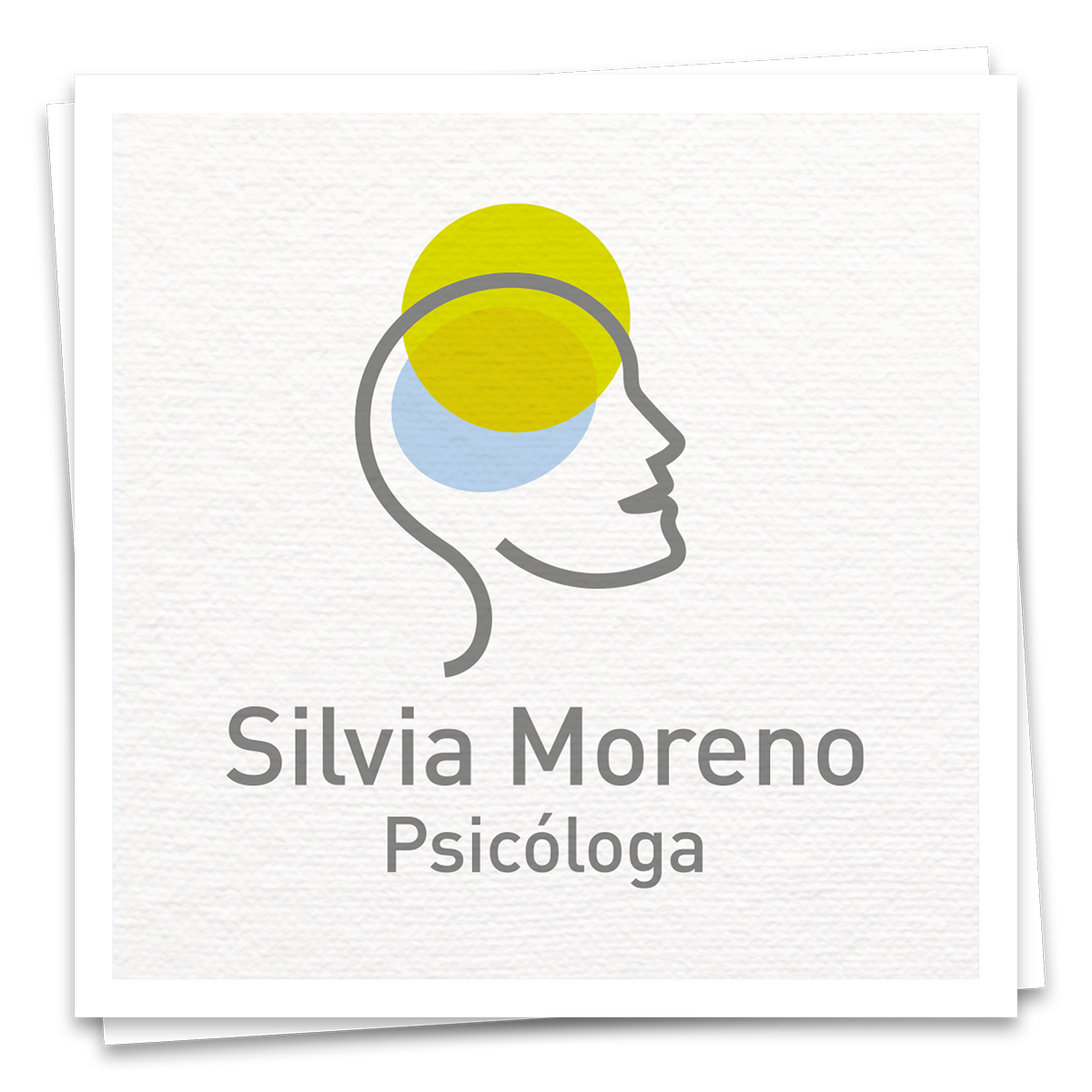 Logotipo premium para marca personal de psicóloga diseñado por Superlativo Studio