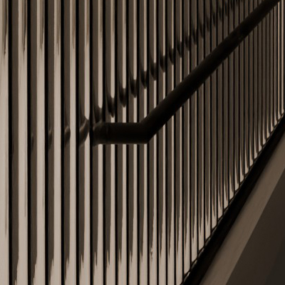 Detalle de listones verticales
