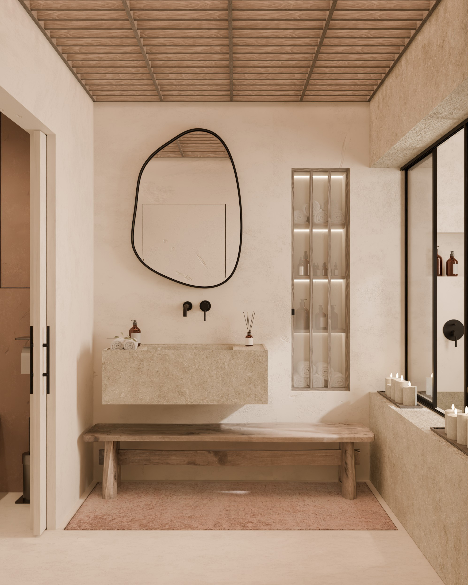 Vista del baño del proyecto Zen Vida